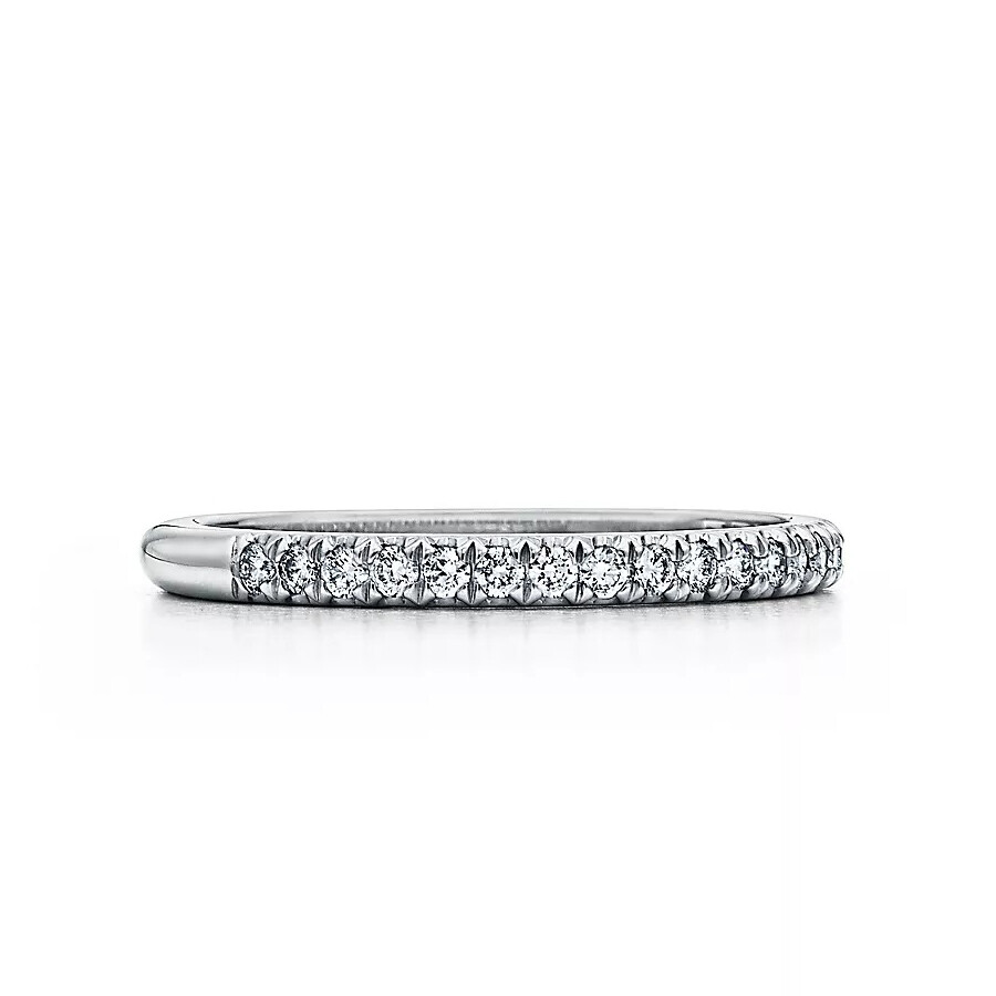 

Кольцо Tiffany & Co. Tiffany Soleste Half Eternity, платина/бриллиант