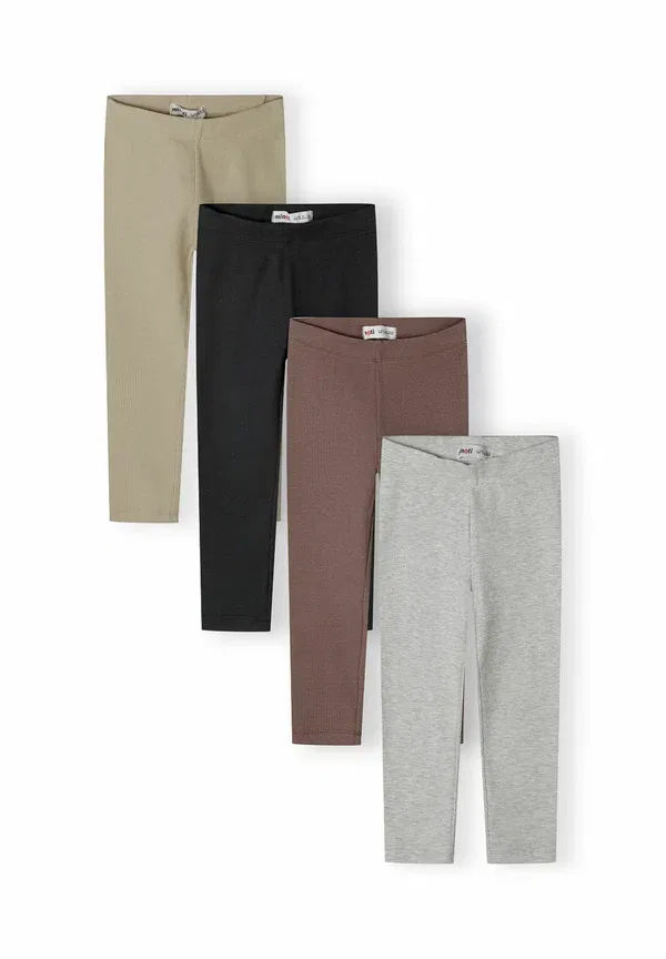 Леггинсы дышащие 4-pack comfort fit Minoti бежевый, серый, коричневый