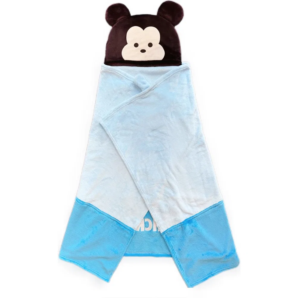 Детское одеяло-худи с принтом Mickey Mouse Tsum Tsum Miniso — фото 3