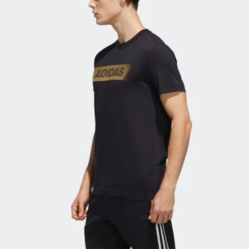 Футболка с принтом Ai Gfx Ss Foil Adidas, черный — фото 4