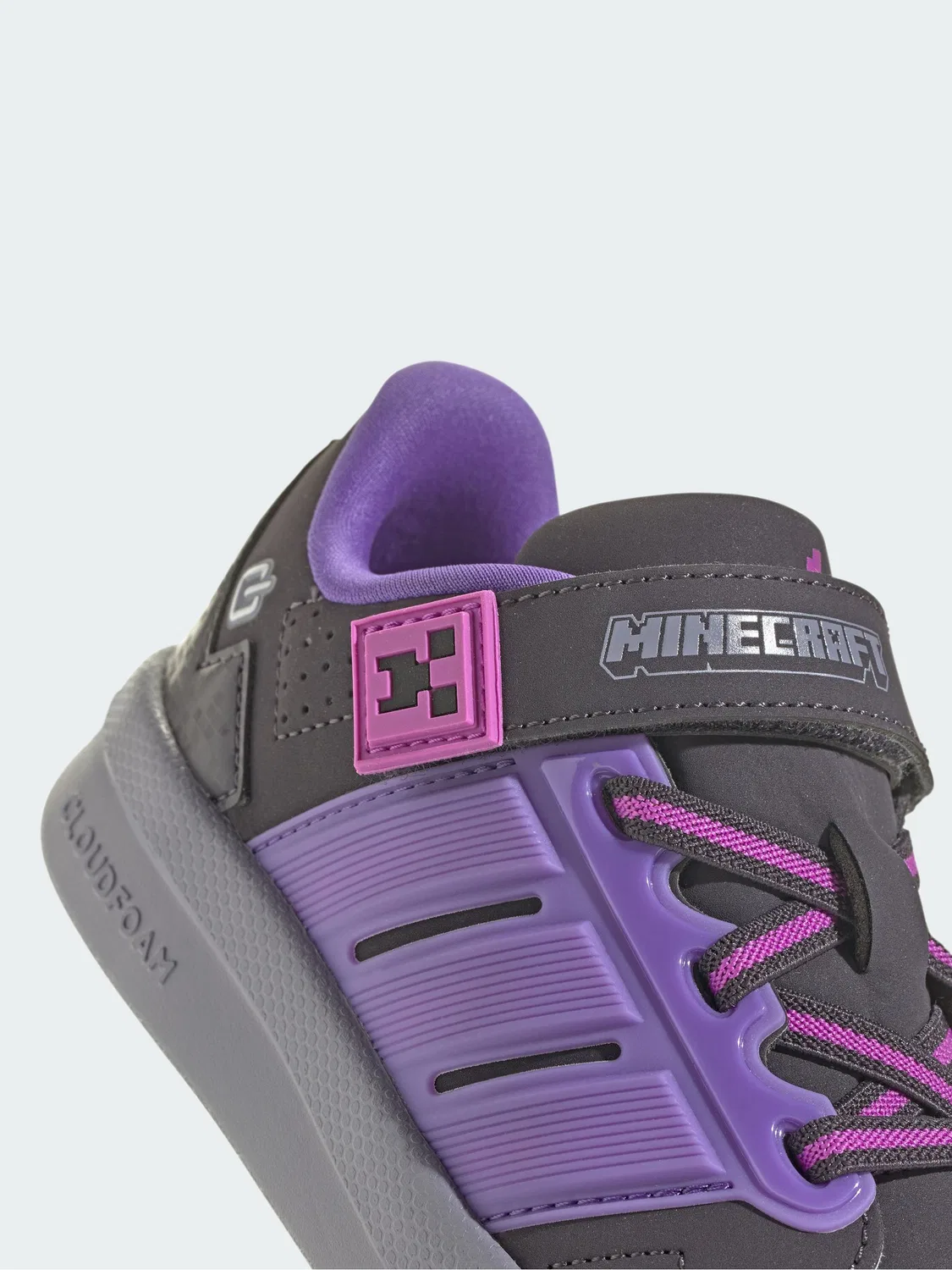 Кроссовки с LED-подсветкой Minecraft Lightorama adidas, фиолетовый — фото 4