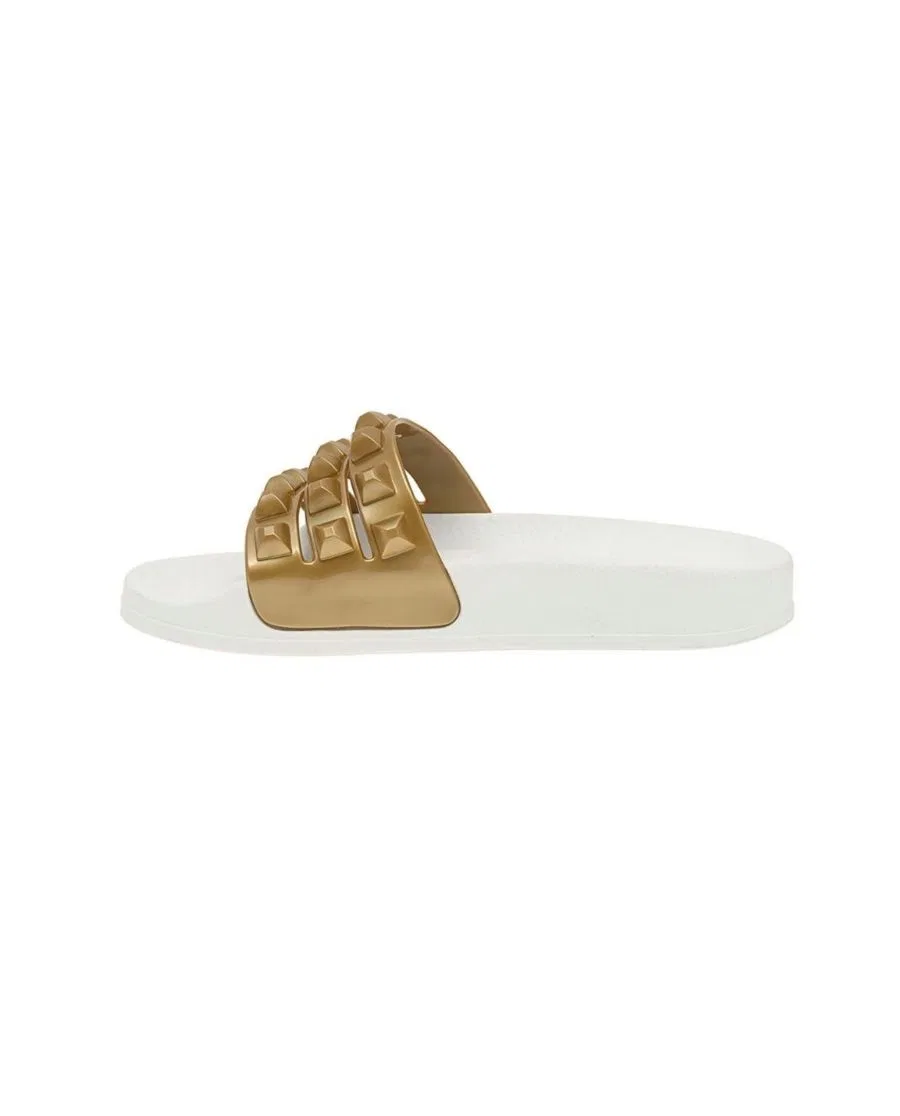 Сандалии-слайды Mini Carmen Kids Slides Sandals CARMEN SOL, Gold — фото 2
