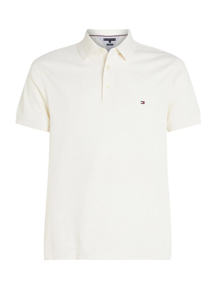 Рубашка TOMMY HILFIGER '1985 Slim Fit' цвета экрю
