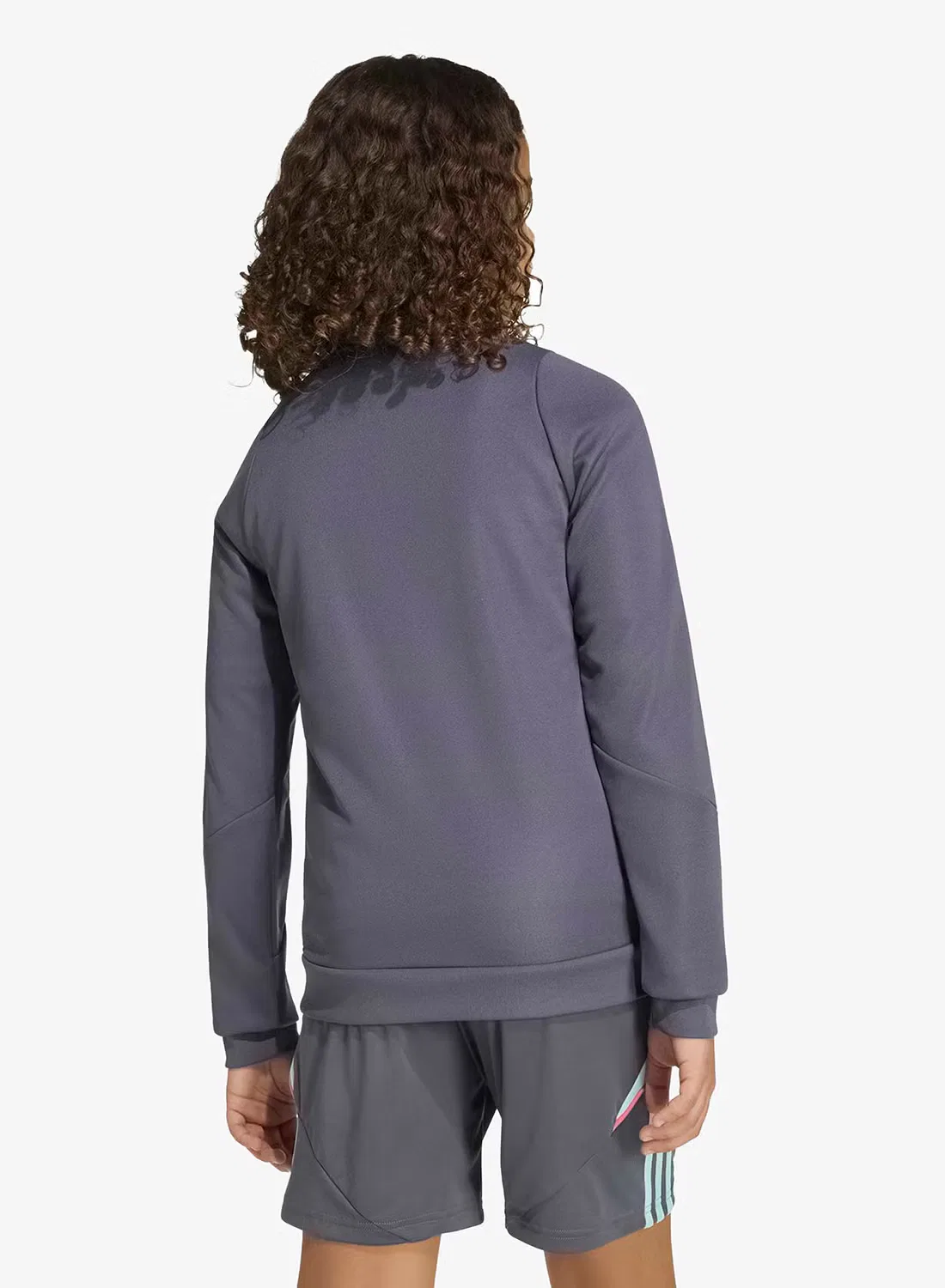 Куртка спортивная детская с длинным рукавом Messi Adidas, желтый — фото 4