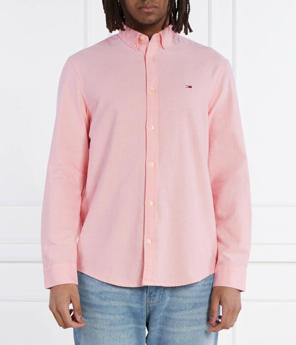 

Рубашка Regular fit Tommy Jeans, розовый