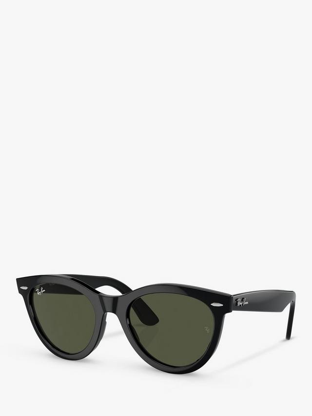 

Солнцезащитные очки rb2241 унисекс wayfarer way Ray-Ban, цвет Black/Green
