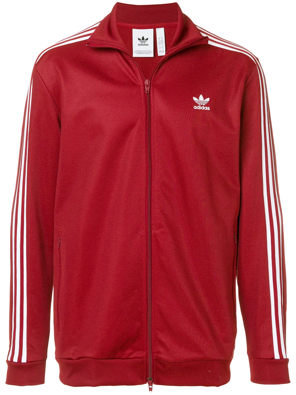 

Спортивная толстовка на молнии adidas, красный