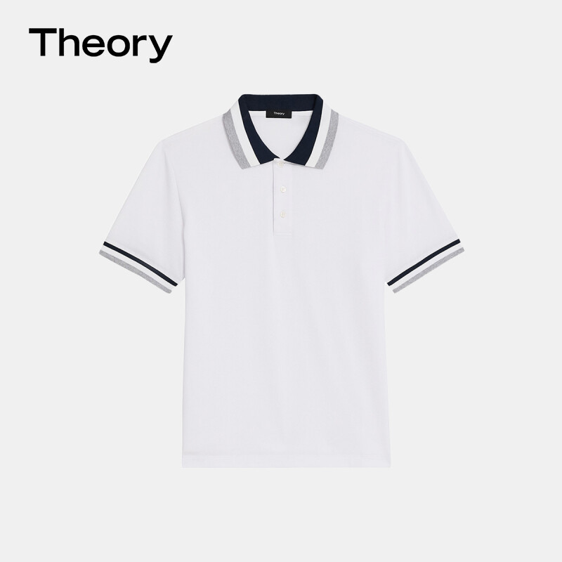 

Рубашка-поло мужская Theory с воротником, белый