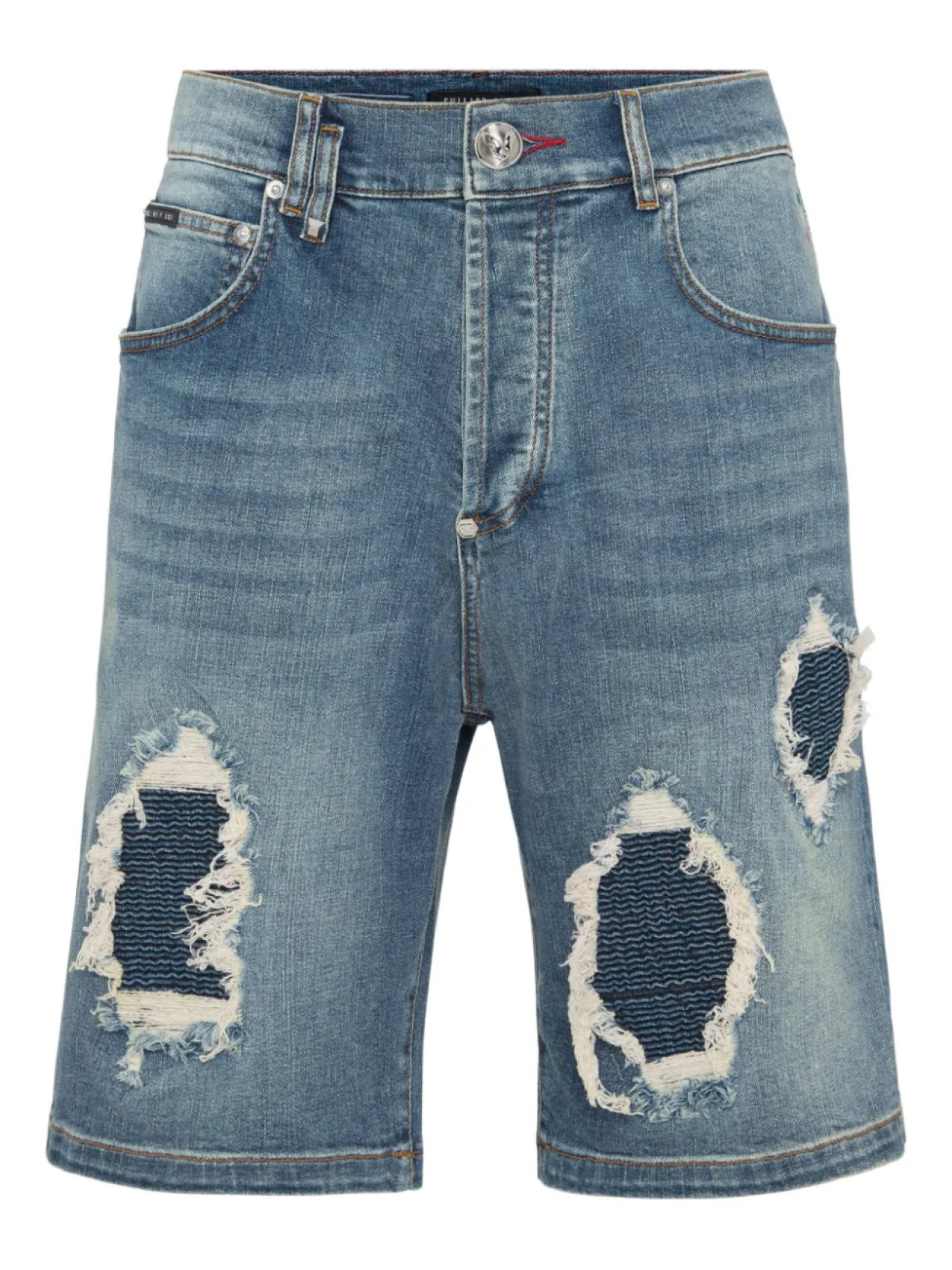 

Джинсовые шорты Formentera Philipp Plein, синий