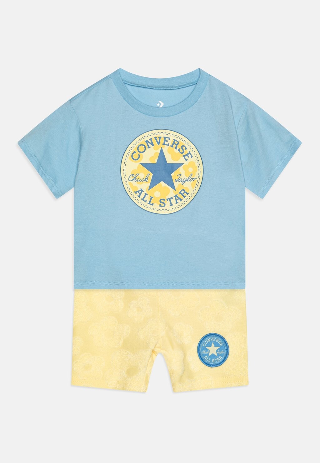 

Шорты CHUCK PATCH TEE BIKER SET Converse, цвет like butter