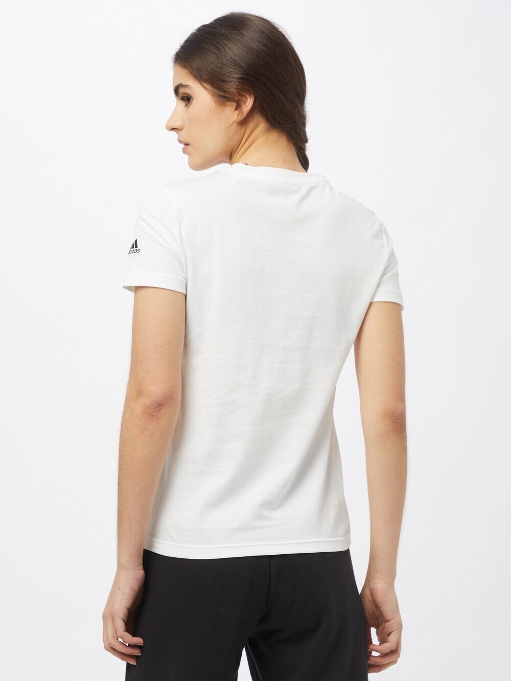 Рубашка для выступлений ADIDAS SPORTSWEAR Essentials Logo, белый — фото 4