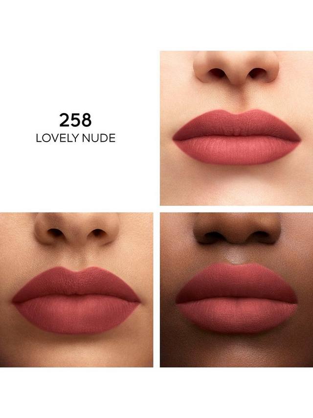Нежный матовый бальзам для губ Kiss Kiss Guerlain, 258 Lovely Nude — фото 3