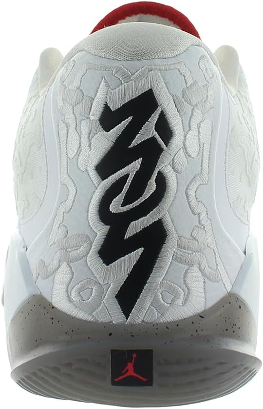 Мужские кроссовки Jordan Zion 3 (DR0675-106, белый/университетский красный/цементно-серый) Nike — фото 4