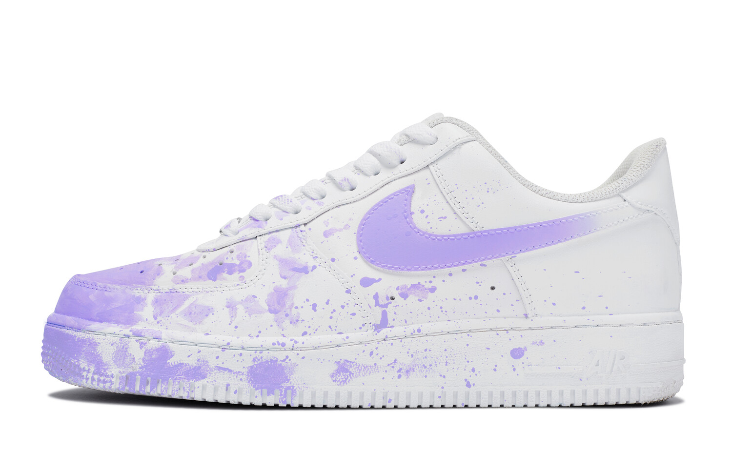 

Кроссовки Nike Air Force 1 Skateboarding Shoes Women's Low-top Purple/white, фиолетовый