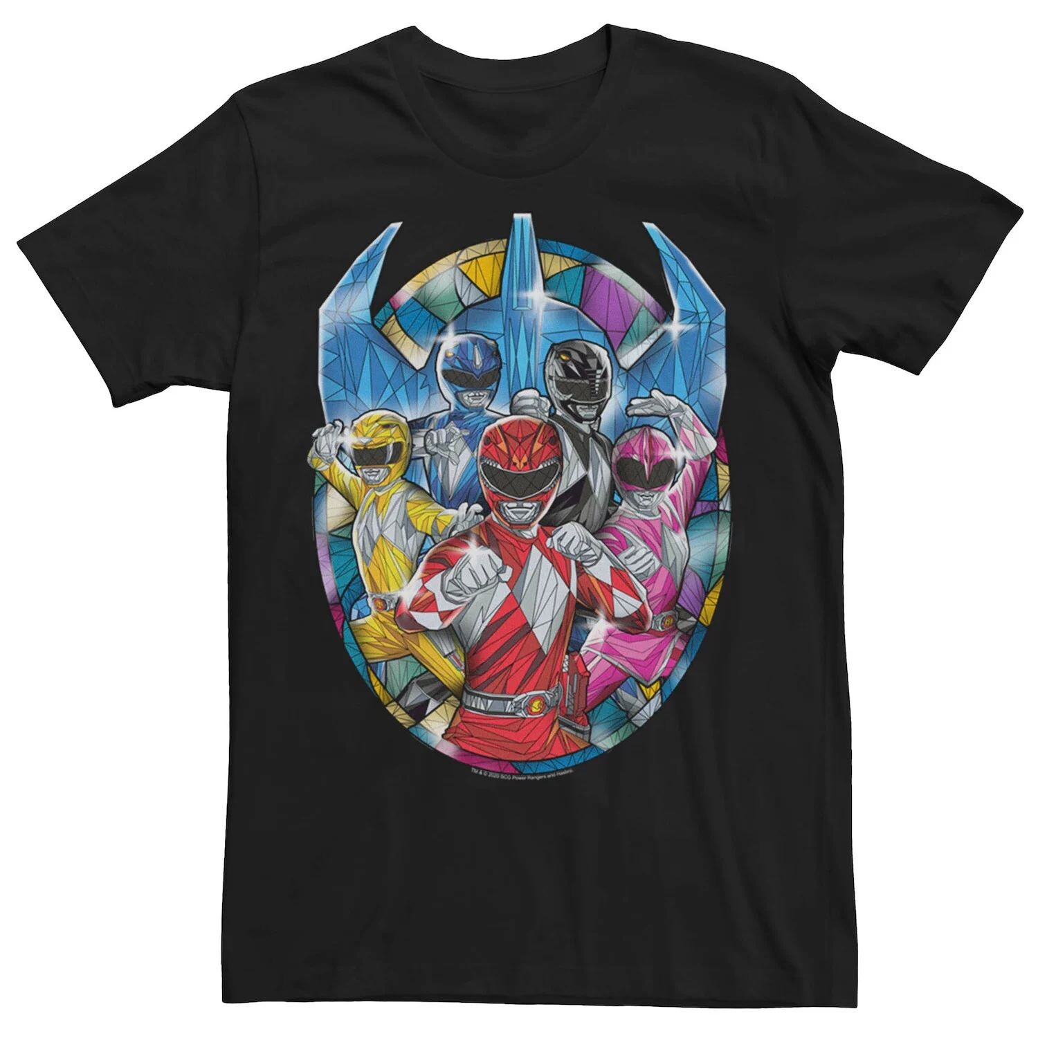 

Мужская футболка Power Rangers с витражами Group Shot Licensed Character