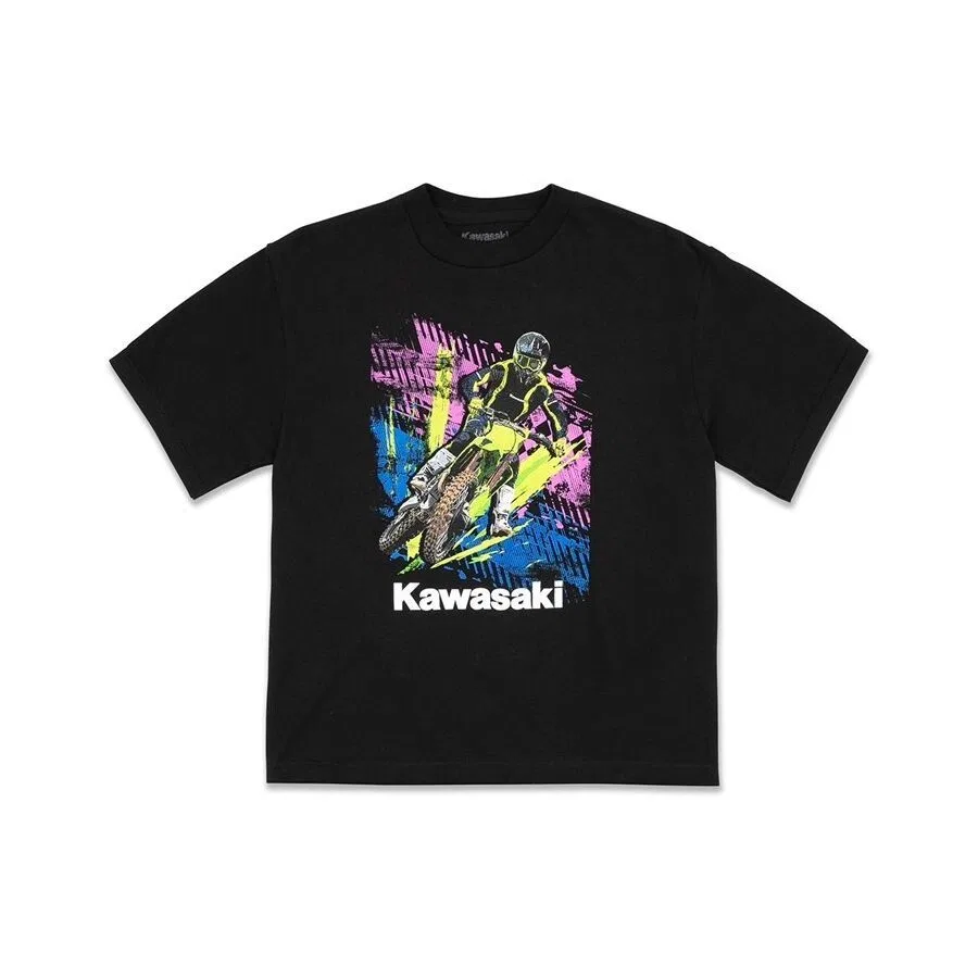 Молодежная футболка Brite SX Genuine Kawasaki Accessories, Black