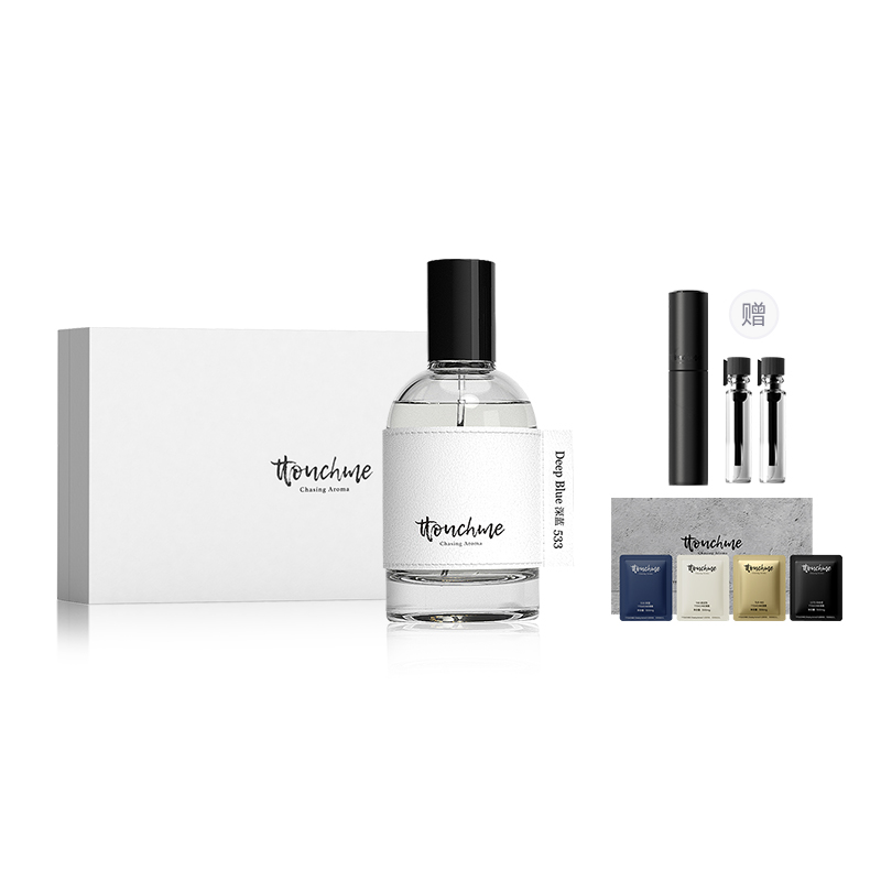 533 Wooden Intelligence Oriented Love Fragrance Niche Box Fougere Eau De Toilette TTOUCHME, 533 темно-синий gift box set[shopping bag greeting card] — фото 2
