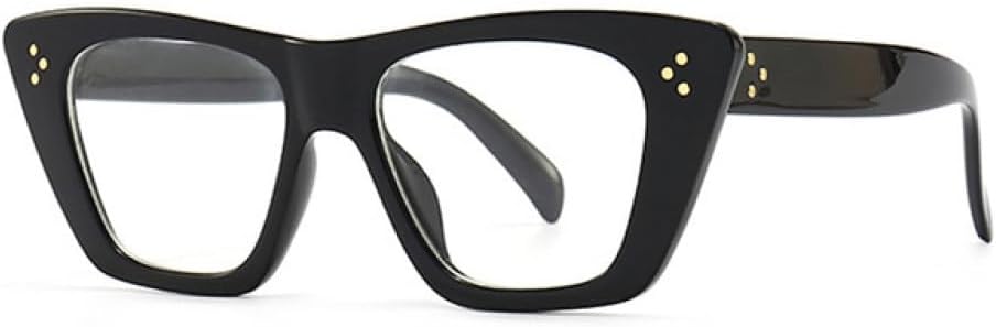 

Ретро-солнцезащитные очки «кошачий глаз» для женщин, модные очки конфетных цветов, мужские солнцезащитные очки синего и розового цвета с защитой от УФ-излучения UV400 generic, Black Clear