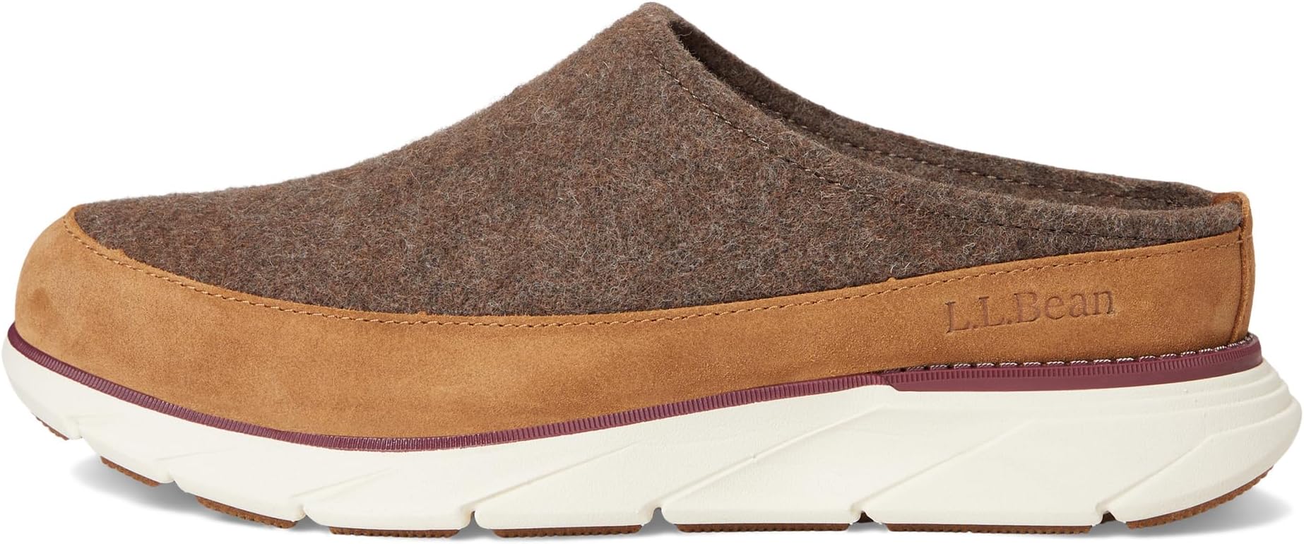 Тапочки L.L.Bean Downeast Clog Wool, цвет Toasted Coconut — фото 4
