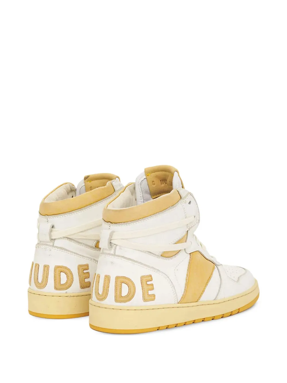 Высокие кеды Rhecess HI RHUDE, белый — фото 3