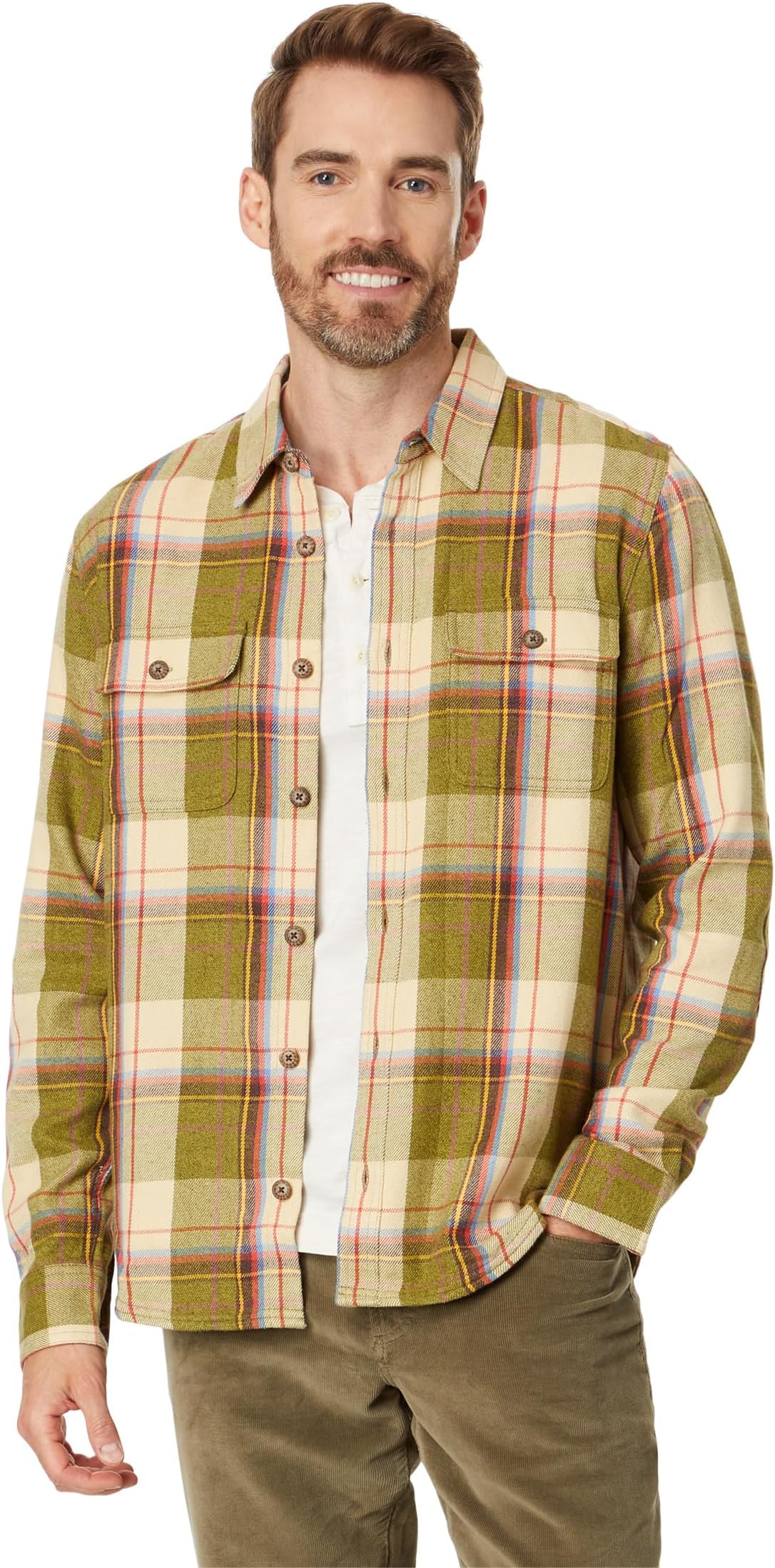 

Рубашка Toad&Co Ranchero Long Sleeve Shirt, цвет Barley