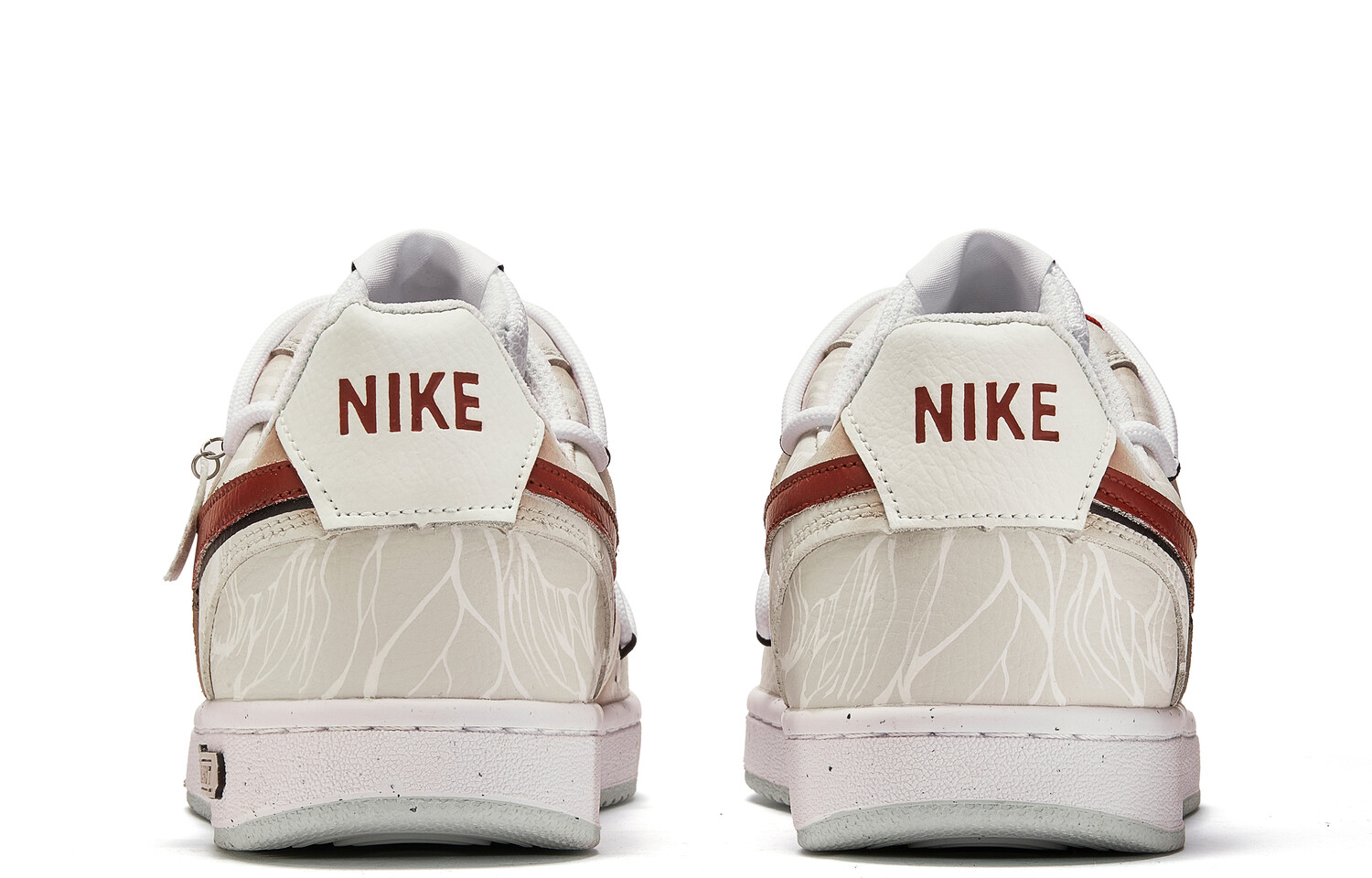 

Кроссовки Nike Court Vision 1 Skateboarding Shoes Men Low-top Tan/Red, красный