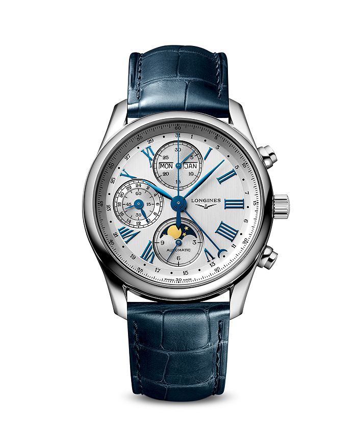 

Мастер Хронограф, 40 мм Longines, синий