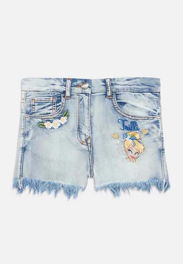 Шорты тинкер белл сфранджиати Monnalisa, Denim — фото 3