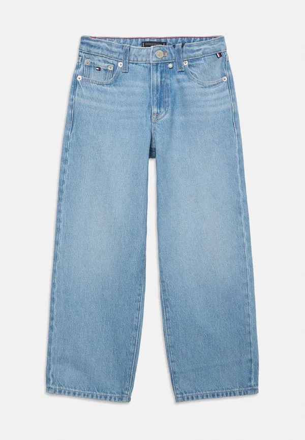 Выцветшие свободные джинсы свободного кроя Tommy Hilfiger, Light Blue Denim