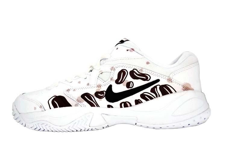 

Кроссовки Nike Court Lite 2 Chunky Sneakers Men Low-top Black, белый