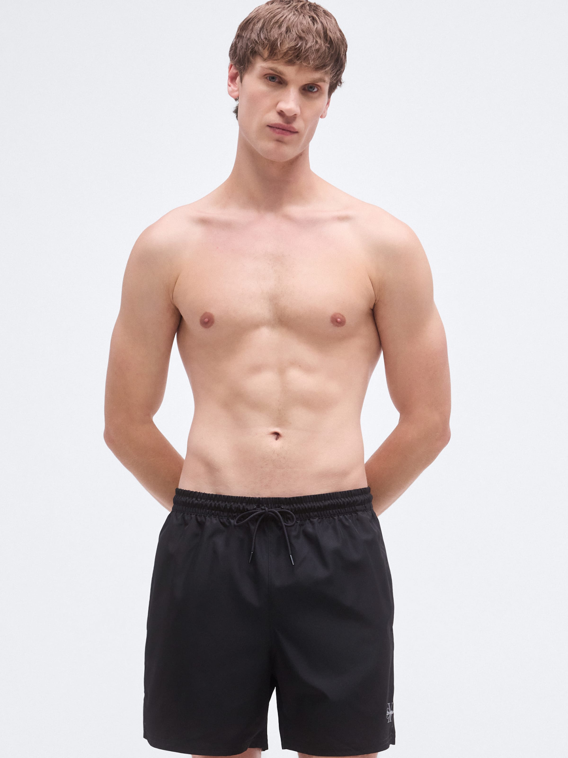 Calvin Klein Swimwear Традиционные брюки в черном цвете — фото 2
