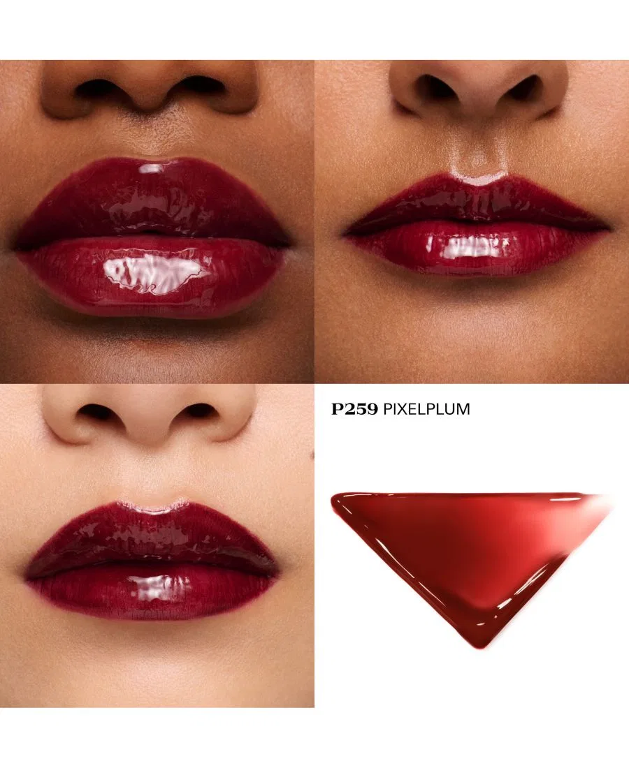 Жидкий глянцевый бальзам для губ Reflection, 9 г Prada Beauty, p259 pixel plum — фото 3