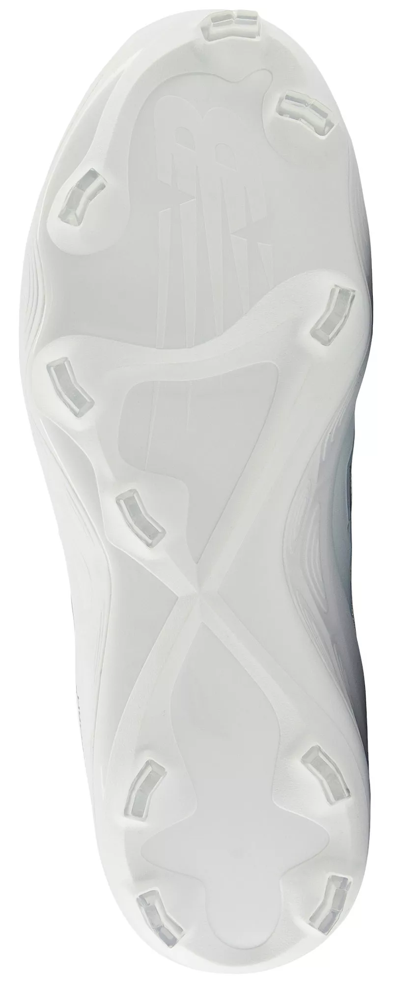 Женские формованные бутсы для софтбола New Balance Fresh Foam X VELO v4, белый/черный — фото 2