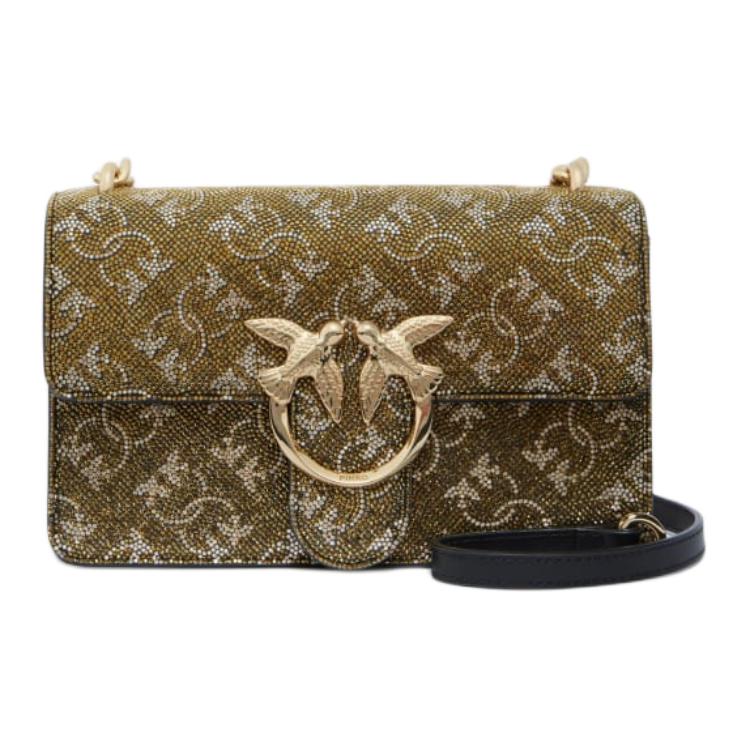 

Pinko Сумка Love Bag из коровьей кожи, наплечная, мини-сумка через плечо, женская, оливково-зеленого цвета