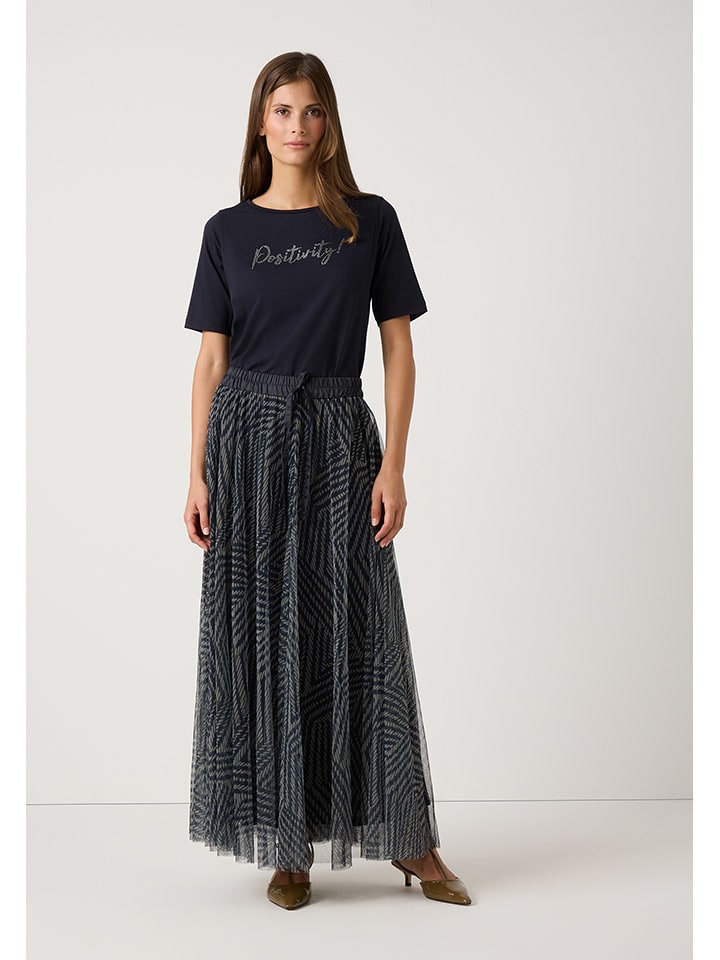 

More & More Юбка темно-синего/серого цвета