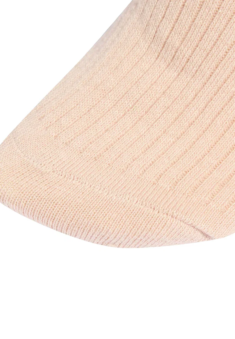 Носки женские, с оборками, Quarter Socks Adidas, белый/розовый — фото 3