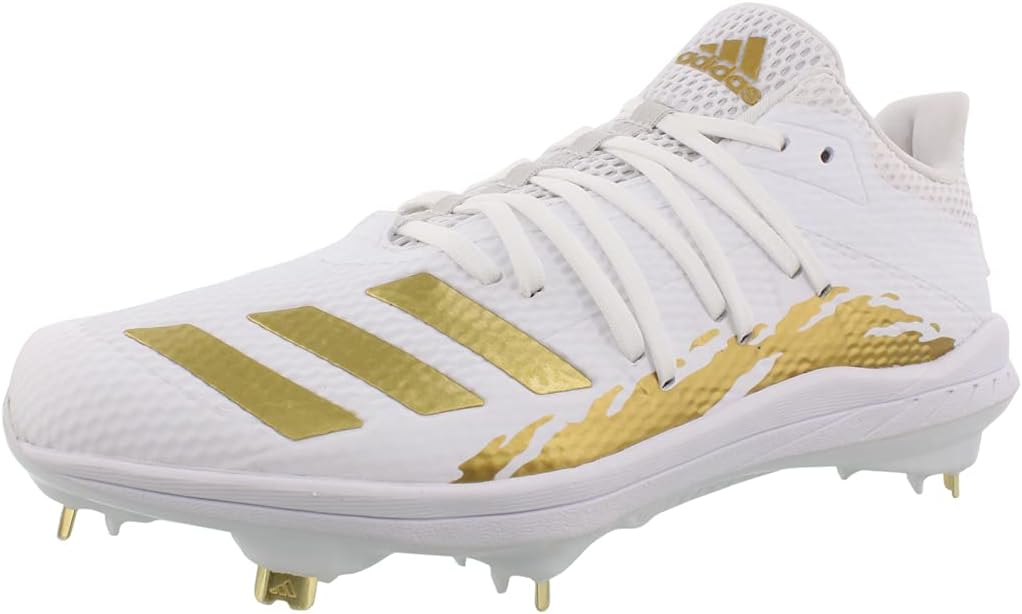 

Бейсбольные бутсы для мужчин Adidas Afterburner 6, белый/черный/золотой