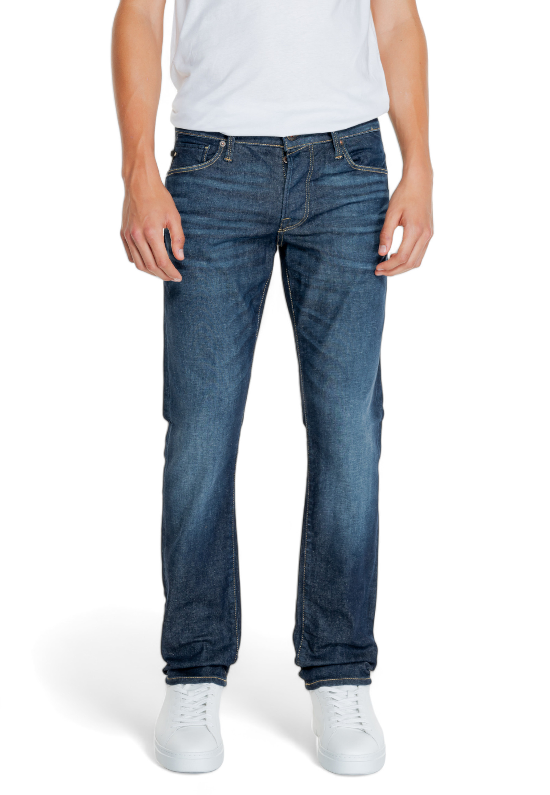 

Джинсы Jack & Jones с эффектом потертости, синий