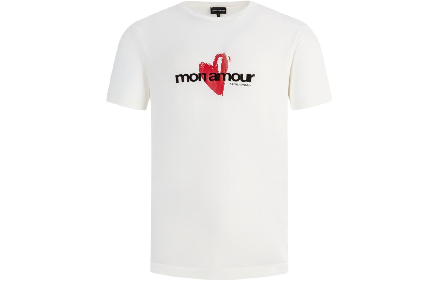 

EMPORIO ARMANI Футболка SS24 мужская экрю