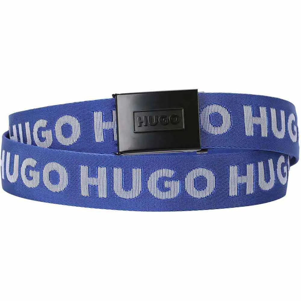 

Ремень HUGO Barratt BLUE, синий