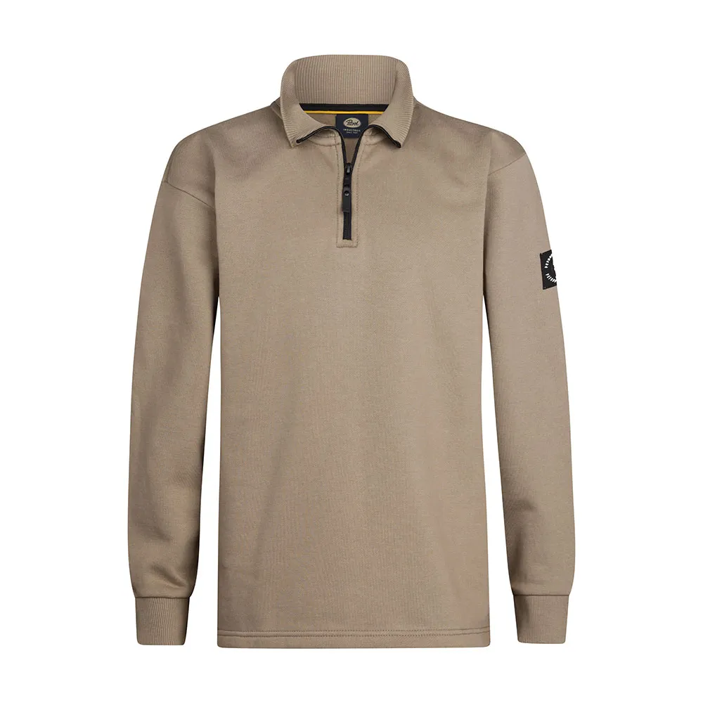 

Толстовка Petrol Industries B-3050-SWC354 half zip, бежевый
