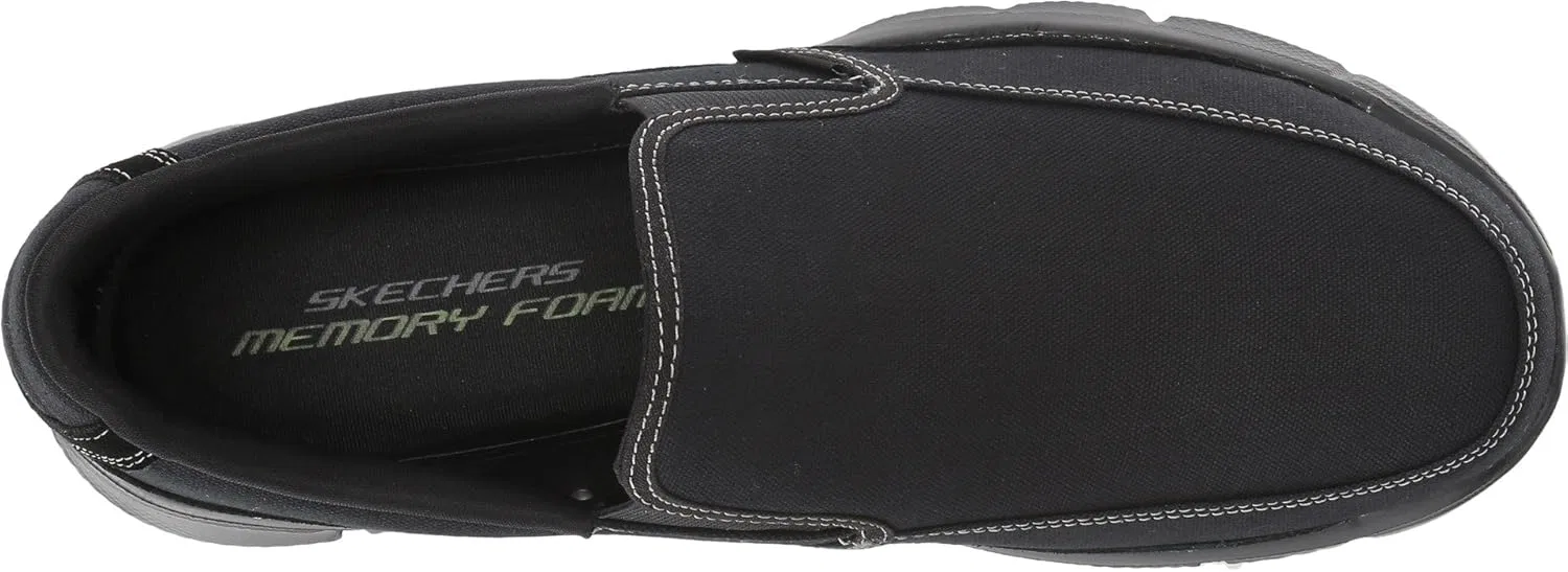 Мужские слипоны Skechers Sport Equalizer Mind Game, Black Linen — фото 3