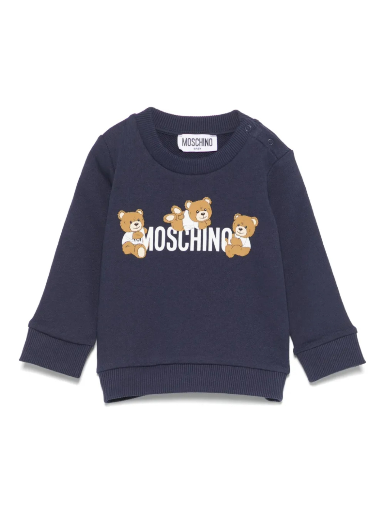 

Moschino Kids толстовка с принтом Teddy Bear, синий