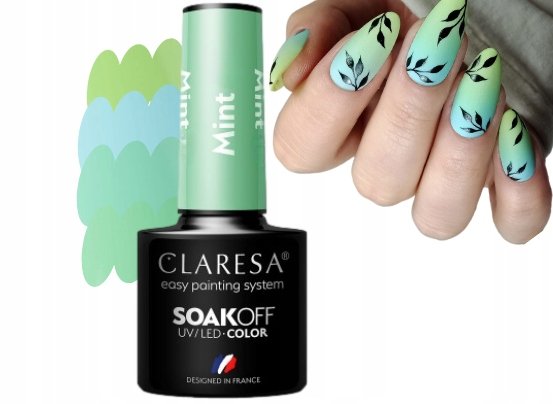 

Гибридный лак для ногтей Claresa UV/LED Mint Puderek