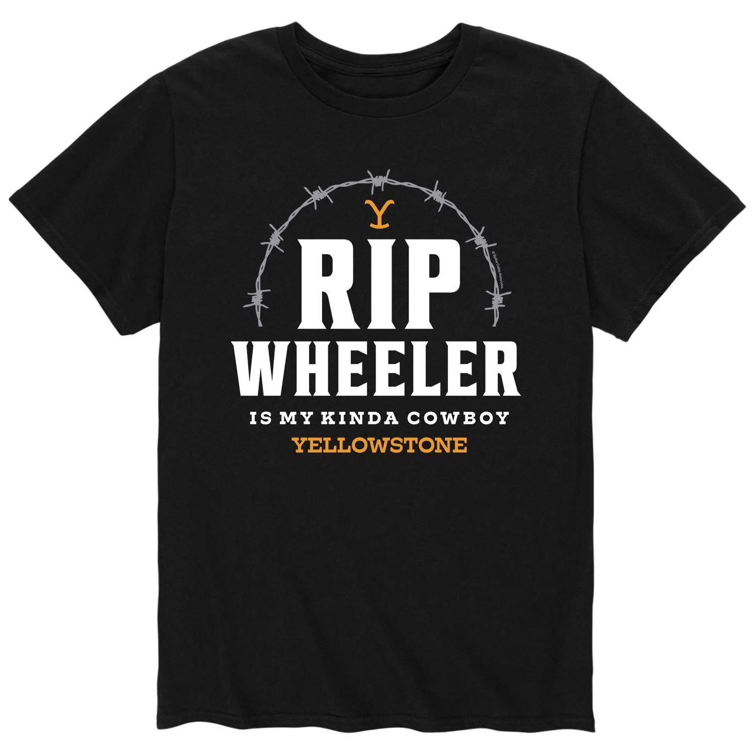 

Мужская футболка Yellowstone с надписью "Rip Wheeler Is My Kinda Cowboy" Licensed Character