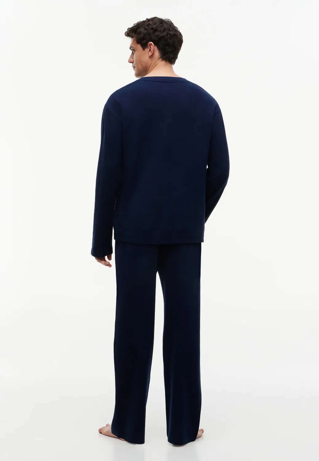 Оригинальный комплект для сна - пижама Tommy Hilfiger, Carbon Navy — фото 2
