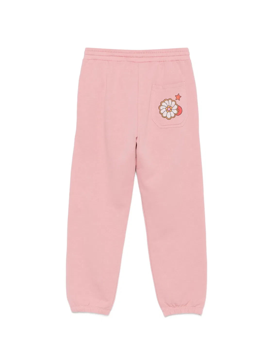 Спортивные брюки с цветочным принтом Stella Mccartney Kids, розовый — фото 2