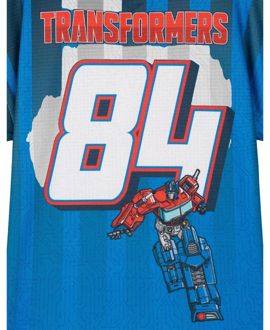 Футболка с принтом Transformers, Optimus Prime Transformers Transformers Blue — фото 3