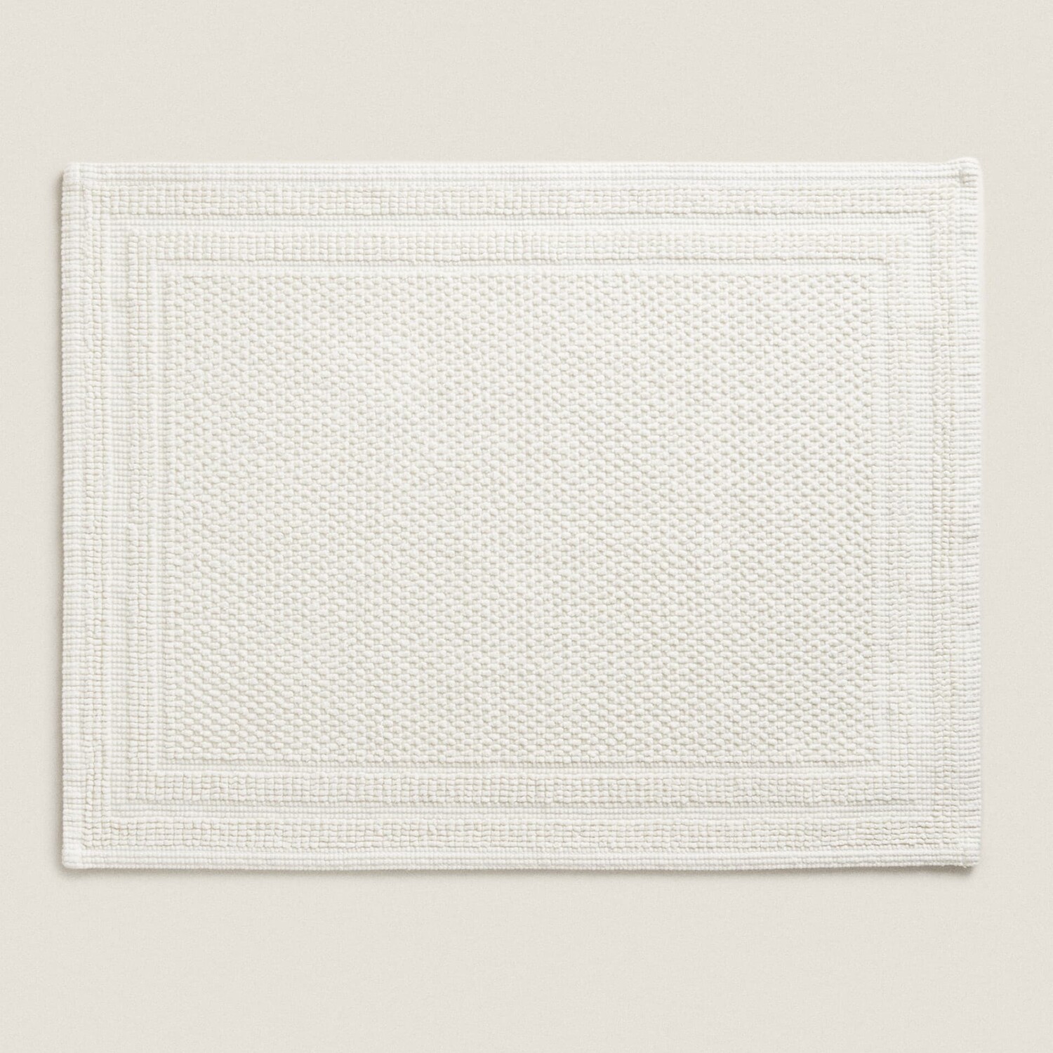 

Коврик для ванной Zara Home Cotton, кремовый