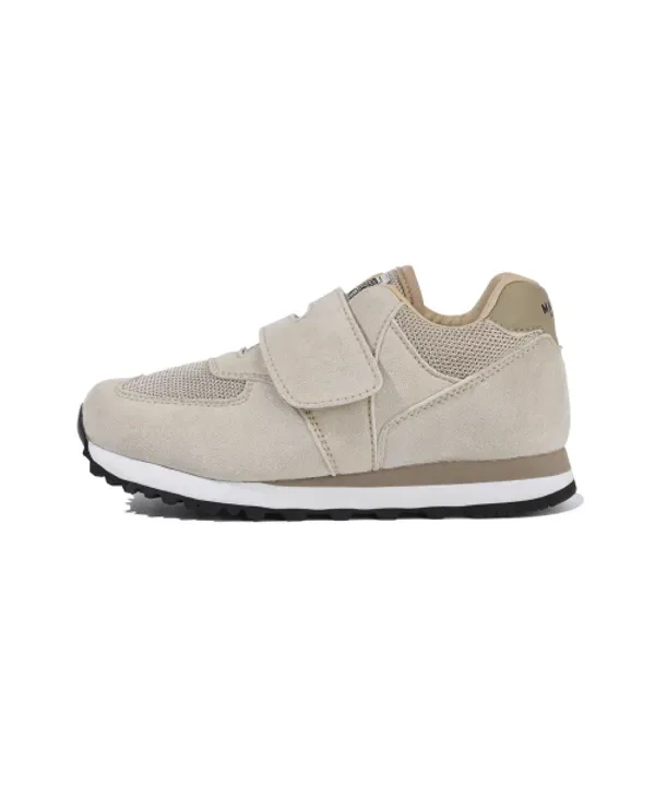 Кроссовки на липучке с замшевым верхом, Kids velcro suede sneakers MARITHÉ, светло-бежевый — фото 3